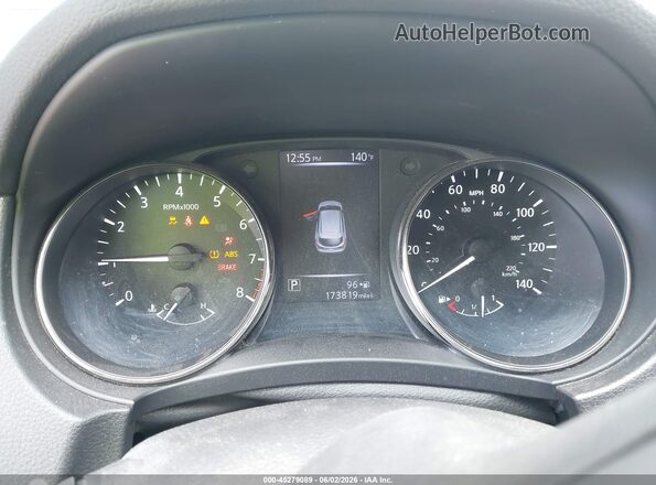 JN1BJ1CP4HW017416 2017 NISSAN ROGUE Silver Vista de los asientos traseros
