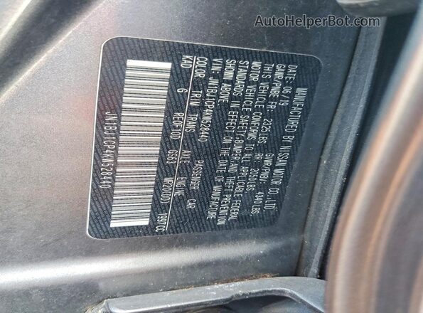 JN1BJ1CP4KW528440 2019 NISSAN ROGUE Gray 