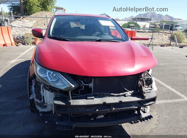 JN1BJ1CP7HW013666 2017 NISSAN ROGUE Red Սարքավորումների վահանակի տեսք