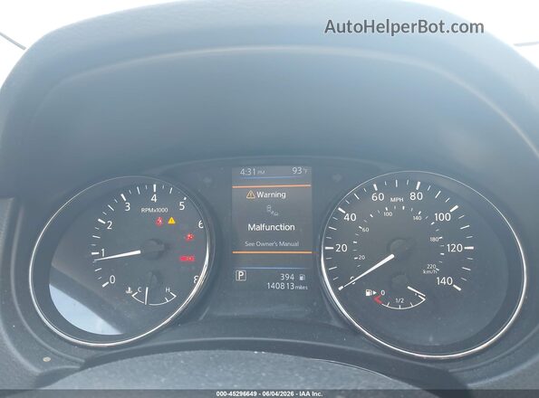 JN1BJ1CP9KW215514 2019 NISSAN ROGUE White Vista de los asientos traseros