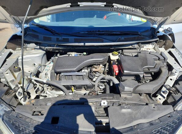 JN1BJ1CPXHW009076 2017 NISSAN ROGUE Silver Вид підкапотного простору
