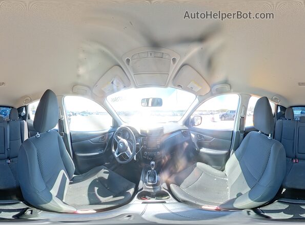 JN1BJ1CPXHW009076 2017 NISSAN ROGUE Silver Панорамний вид салону 360°