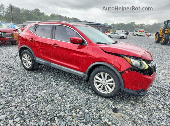 JN1BJ1CPXHW010082 2017 NISSAN ROGUE Red Передня права чверть