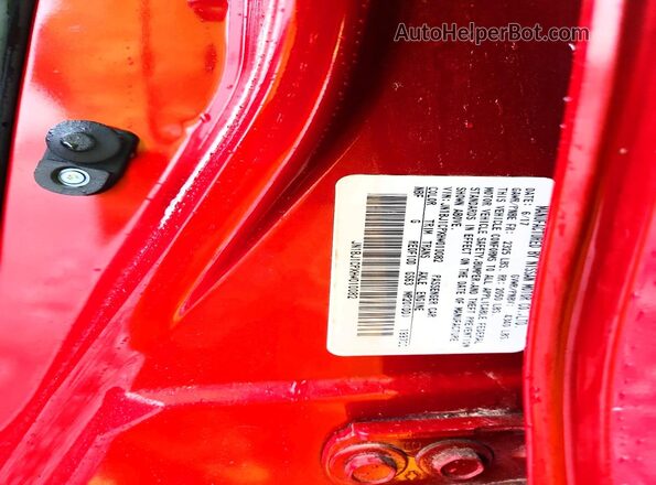 JN1BJ1CPXHW010082 2017 NISSAN ROGUE Red Вид наклейки з VIN-кодом