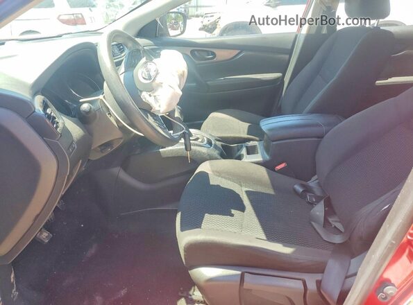 JN1BJ1CPXHW032955 2017 NISSAN ROGUE Maroon Front interior view