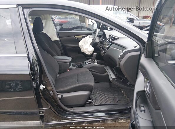 JN1BJ1CPXJW159209 2018 NISSAN ROGUE Black Widok wnętrza z przodu