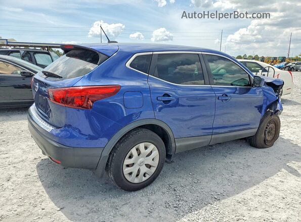 JN1BJ1CPXKW244424 2019 NISSAN ROGUE Blue Rear right