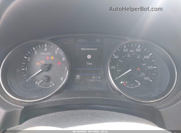 JN1BJ1CPXKW525820 2019 NISSAN ROGUE Gray უკანა სავარძლების ხედი