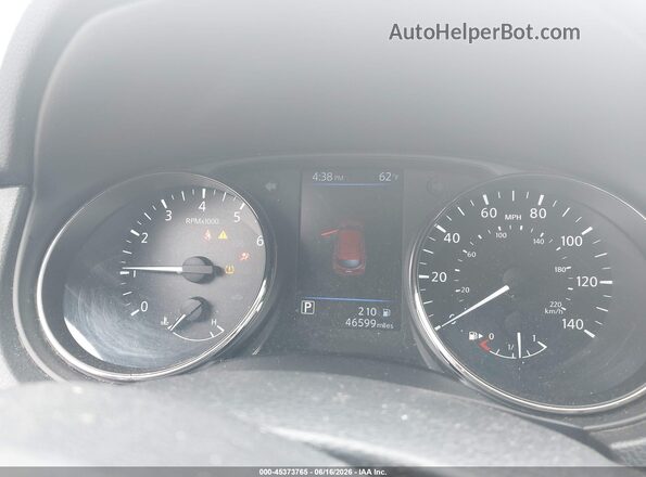 JN1BJ1CR1KW332487 2019 NISSAN ROGUE Red Հետևի նստատեղերի տեսք