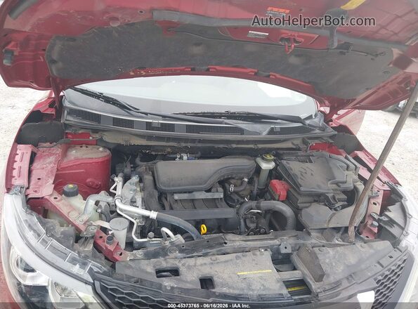 JN1BJ1CR1KW332487 2019 NISSAN ROGUE Red Հետևի տեսք