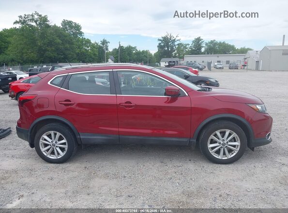JN1BJ1CR1KW332487 2019 NISSAN ROGUE Red Սալոնի հետևի տեսք