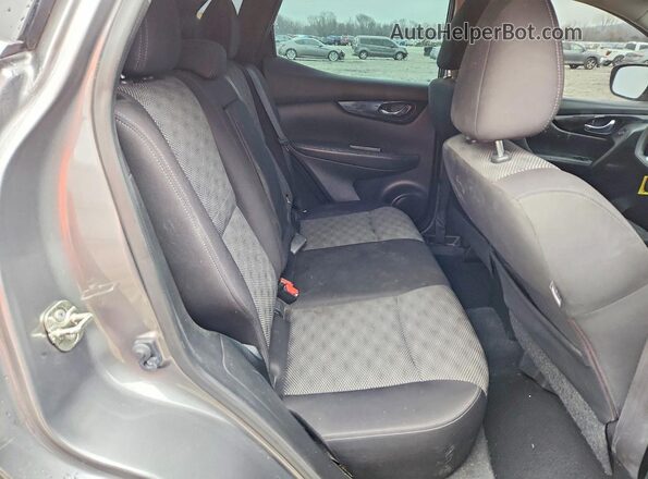 JN1BJ1CR2KW626593 2019 NISSAN ROGUE Gray Հետևի նստատեղերի տեսք