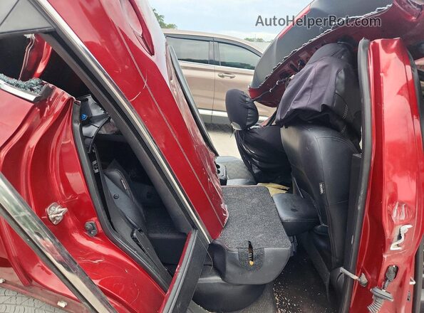 JN1BJ1CV2LW267048 2020 NISSAN ROGUE Burgundy Rear seats view