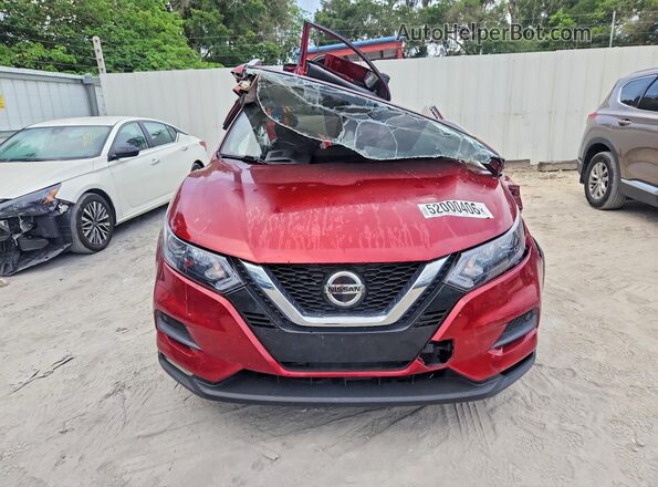 JN1BJ1CV2LW267048 2020 NISSAN ROGUE Burgundy Front view