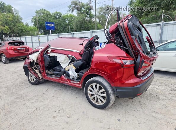 JN1BJ1CV2LW267048 2020 NISSAN ROGUE Burgundy Rear left