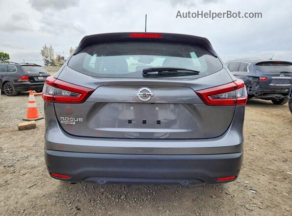 JN1BJ1CV2LW271780 2020 NISSAN ROGUE Gray Вид ззаду