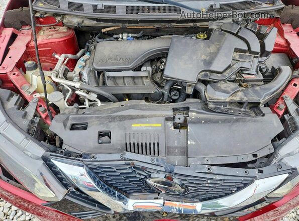 JN1BJ1CV2LW273092 2020 NISSAN ROGUE Red Вид підкапотного простору
