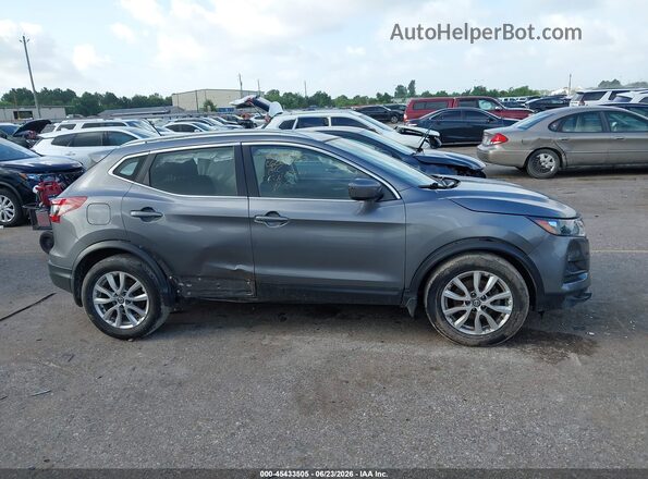 JN1BJ1CV2LW277854 2020 NISSAN ROGUE Серый Вид задней части салона