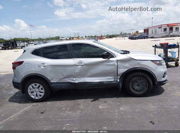 JN1BJ1CV3LW255331 2020 NISSAN ROGUE Серебряный Вид задней части салона
