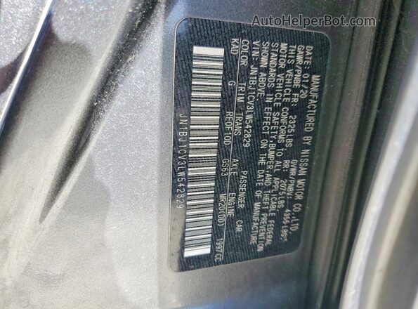 JN1BJ1CV3LW542829 2020 NISSAN ROGUE Серебряный 