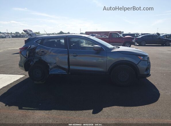 JN1BJ1CV4LW269528 2020 NISSAN ROGUE Серый Вид задней части салона