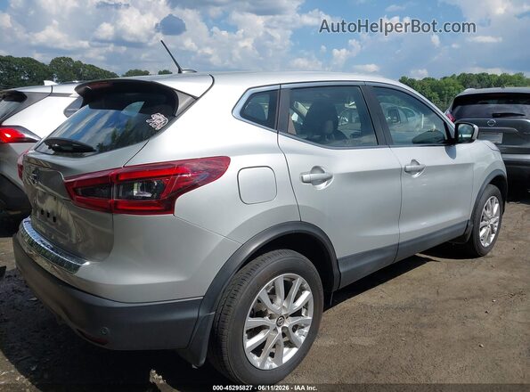 JN1BJ1CV4LW275331 2020 NISSAN ROGUE Серебряный Задняя правая четверть