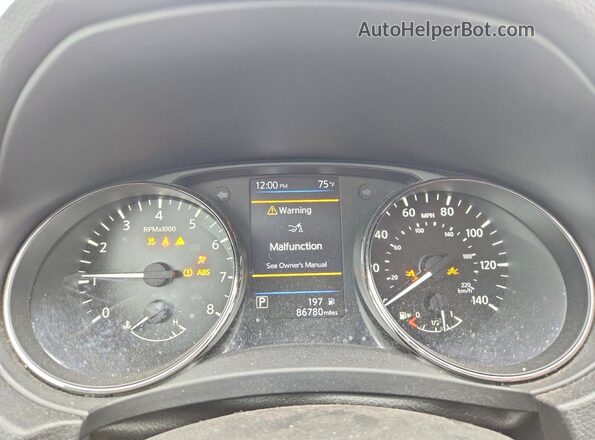 JN1BJ1CV6LW254366 2020 NISSAN ROGUE Серый 