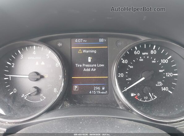 JN1BJ1CV6LW282149 2020 NISSAN ROGUE Black Вид задніх сидінь