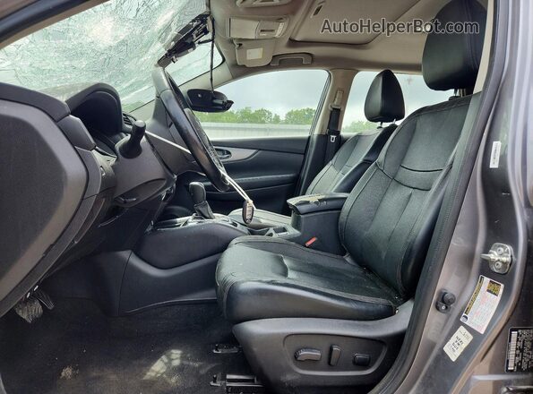 JN1BJ1CV8LW256555 2020 NISSAN ROGUE Gray Front interior view