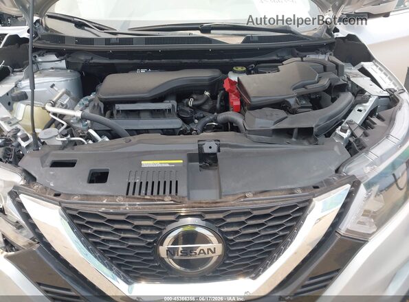 JN1BJ1CV8LW273744 2020 NISSAN ROGUE Silver Widok z tyłu