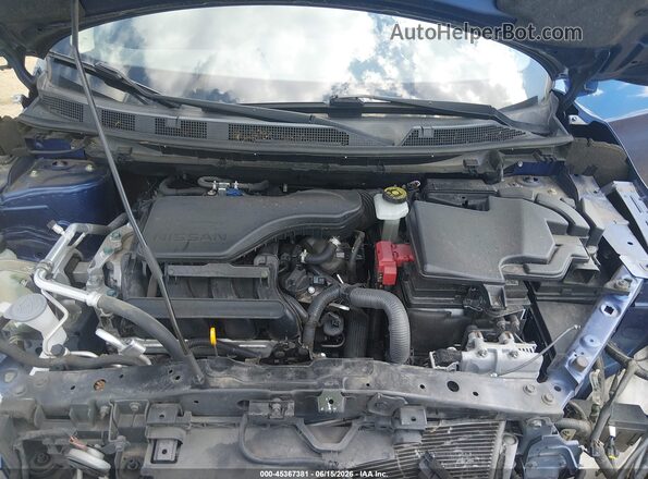 JN1BJ1CV8LW277969 2020 NISSAN ROGUE Синий Вид сзади