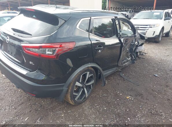 JN1BJ1CV9LW254376 2020 NISSAN ROGUE Black უკანა მარჯვენა