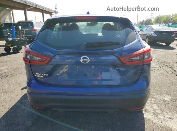 JN1BJ1CV9LW260985 2020 NISSAN ROGUE Blue Rear view