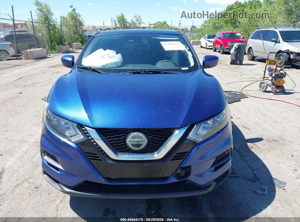 JN1BJ1CW0LW363883 2020 NISSAN ROGUE Blue Vista interior trasera