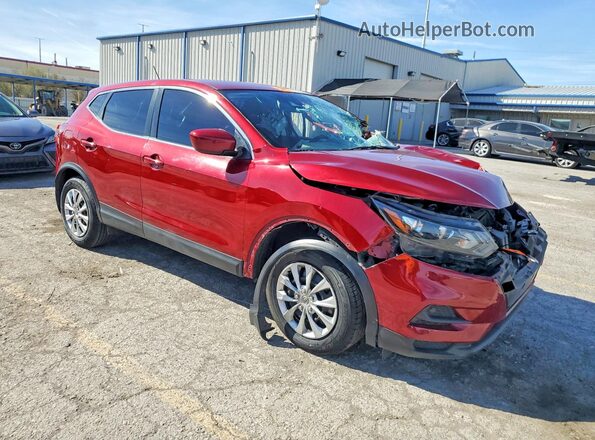 JN1BJ1CW0LW391036 2020 NISSAN ROGUE Burgundy Delantero derecho