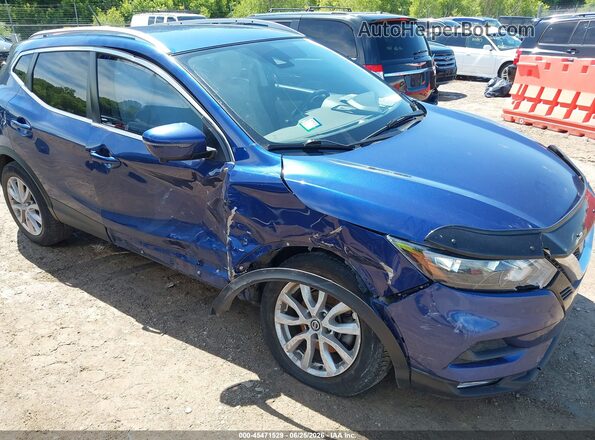 JN1BJ1CW2LW377753 2020 NISSAN ROGUE Blue წინა ხედი