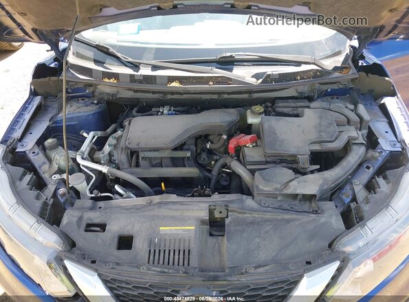 JN1BJ1CW2LW377753 2020 NISSAN ROGUE Blue უკანა ხედი