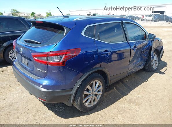 JN1BJ1CW2LW377753 2020 NISSAN ROGUE Blue უკანა მარჯვენა