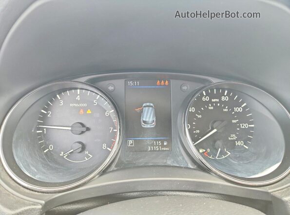JN1BJ1CW2LW640937 2020 NISSAN ROGUE Black Սարքավորումների վահանակի տեսք