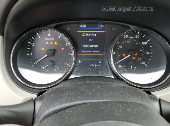 JN1BJ1CW2NW493473 2022 NISSAN ROGUE Gray Սարքավորումների վահանակի տեսք