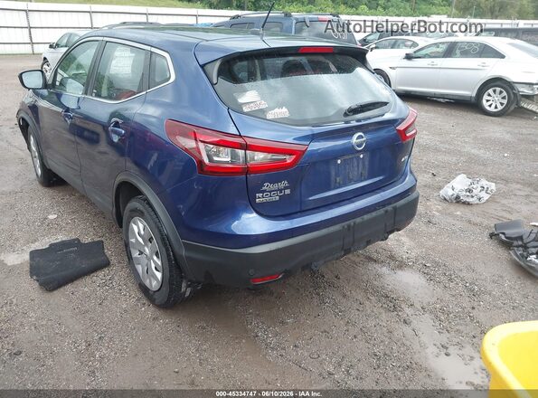 JN1BJ1CW4LW376734 2020 NISSAN ROGUE Blue Tył lewy
