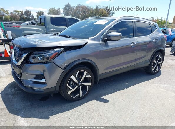 JN1BJ1CW8NW497964 2022 NISSAN ROGUE Серый Передняя левая четверть