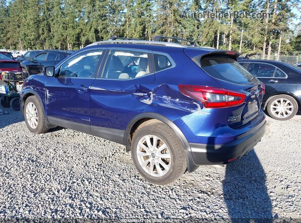 JN1BJ1CW9LW370735 2020 NISSAN ROGUE Blue Rear left