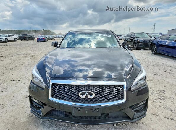 JN1BY1AP2KM505698 2019 INFINITI Q70 Черный Вид спереди