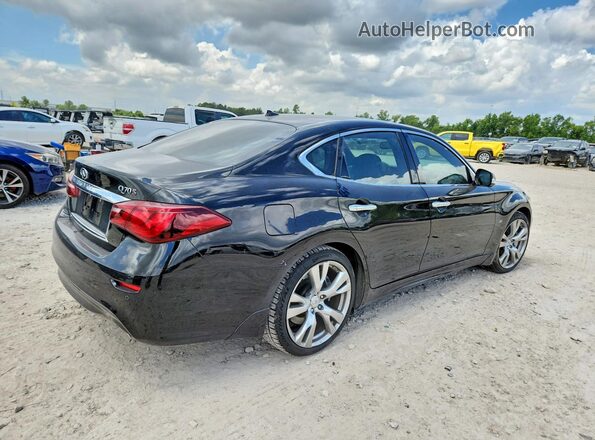 JN1BY1AP2KM505698 2019 INFINITI Q70 Черный Задняя правая четверть