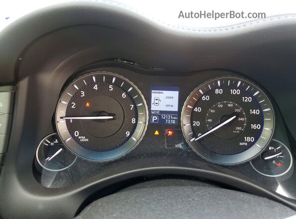 JN1BY1AP2KM505698 2019 INFINITI Q70 Черный Вид щитка приборов