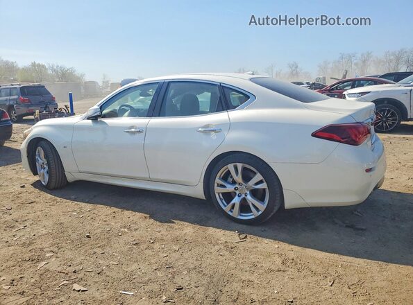 JN1BY1AP4HM740824 2017 INFINITI Q70 White Trasero izquierdo