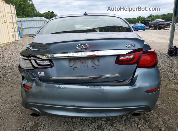 JN1BY1AP5HM741058 2017 INFINITI Q70 Gray Вид ззаду