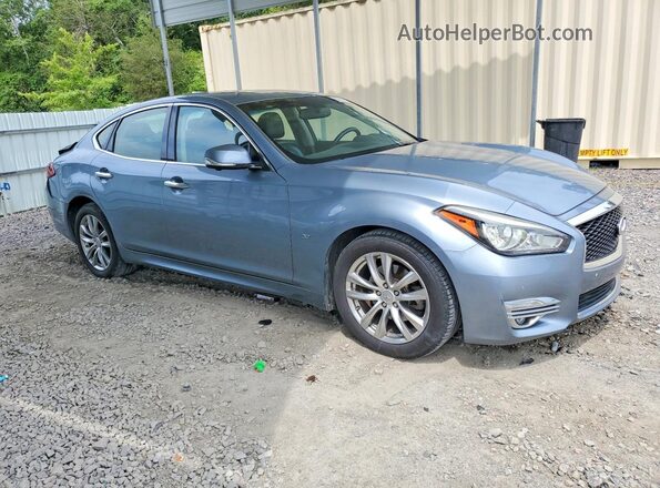 JN1BY1AP5HM741058 2017 INFINITI Q70 Gray Передня права чверть