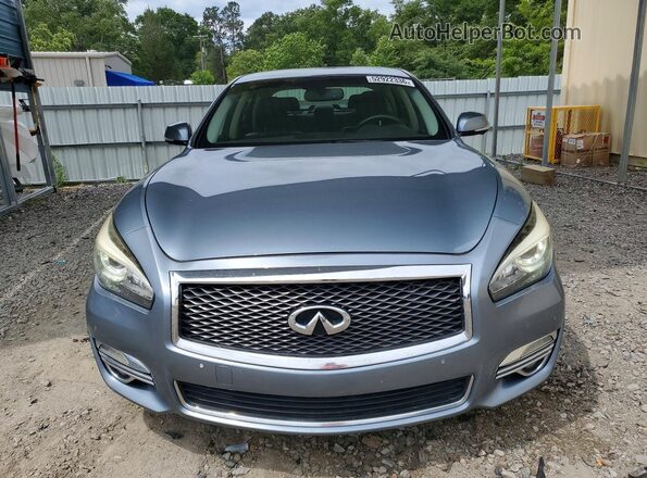 JN1BY1AP5HM741058 2017 INFINITI Q70 Gray Вид спереду